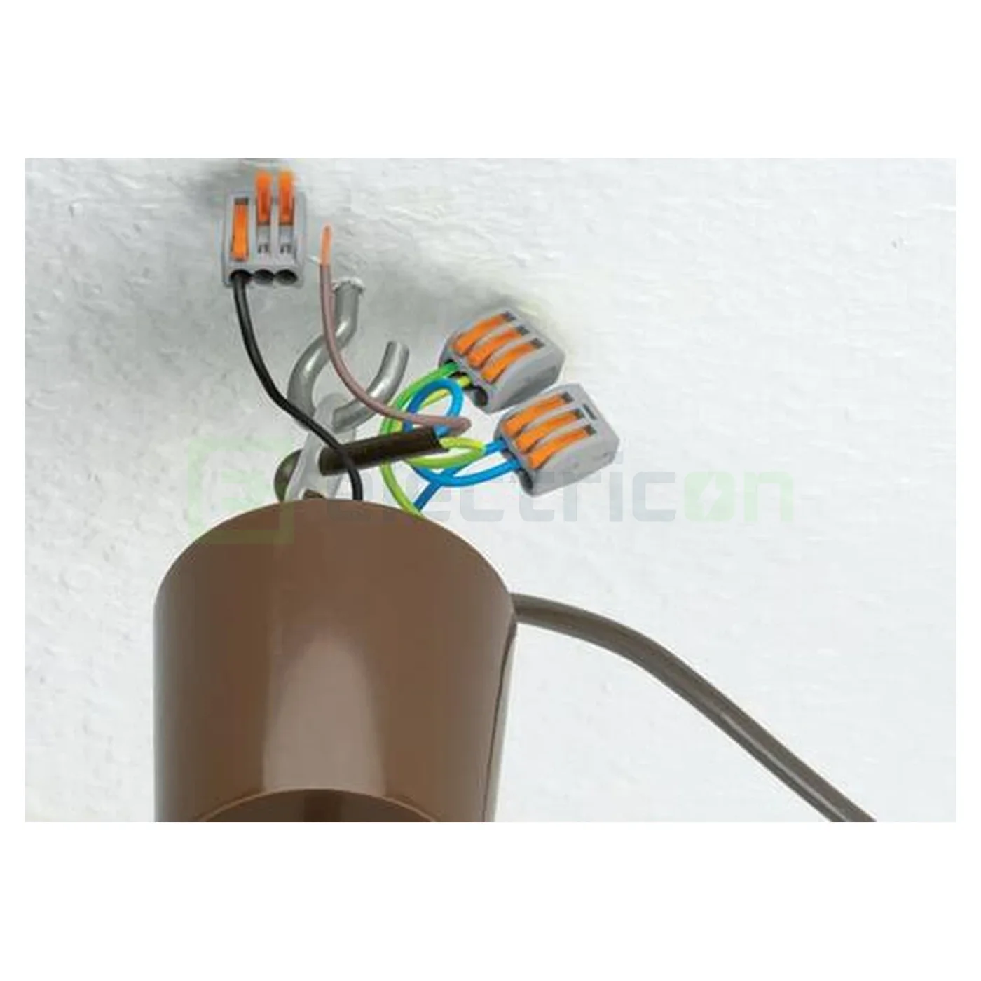 Clema de legatură pentru fir lițat, 3x0.08-4 mm², Wago, 222-413 [5]