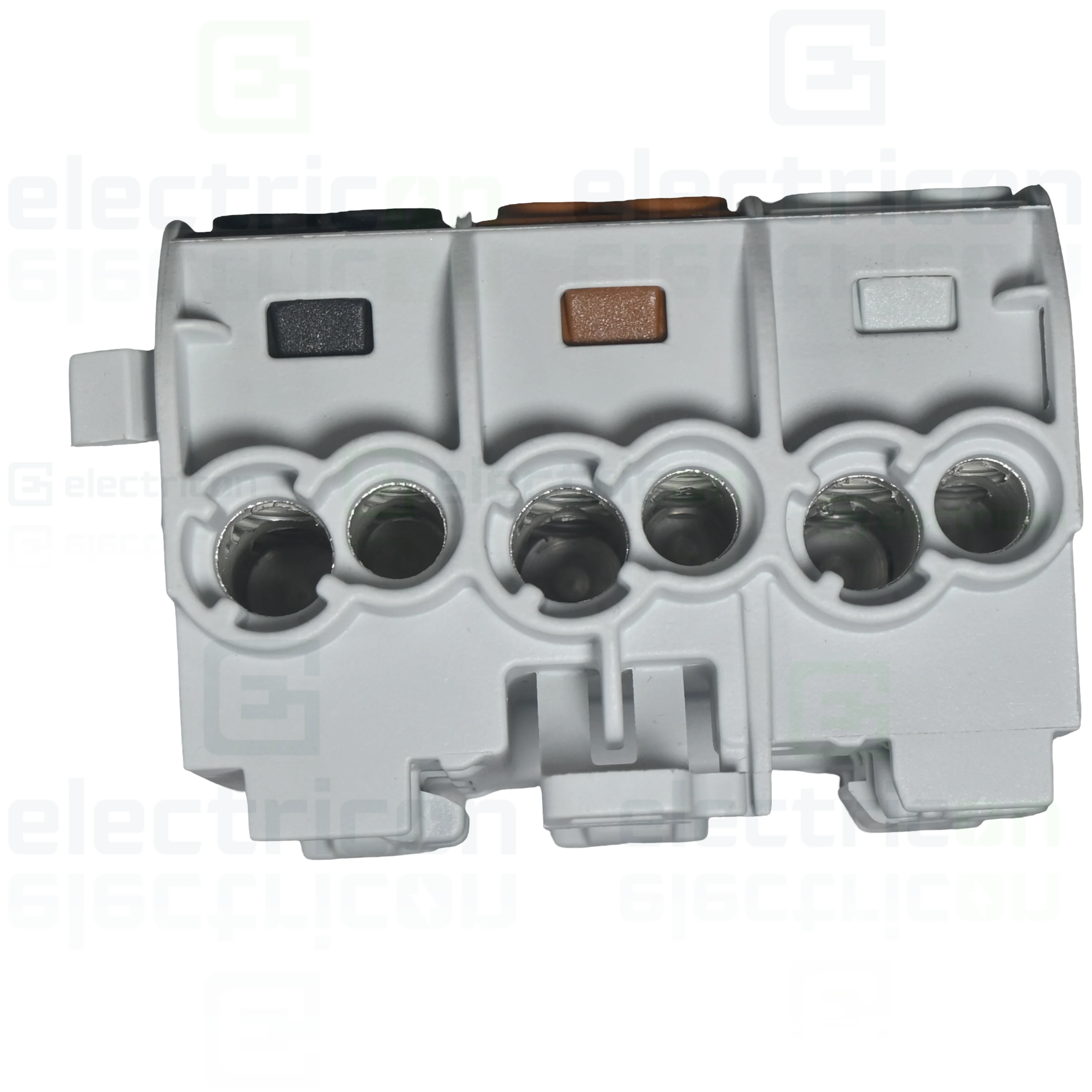 Clemă derivație Cu-Al, 35mm², 3P, izolată, maro/negru/gri, Schrack, IKA26283-A [2]