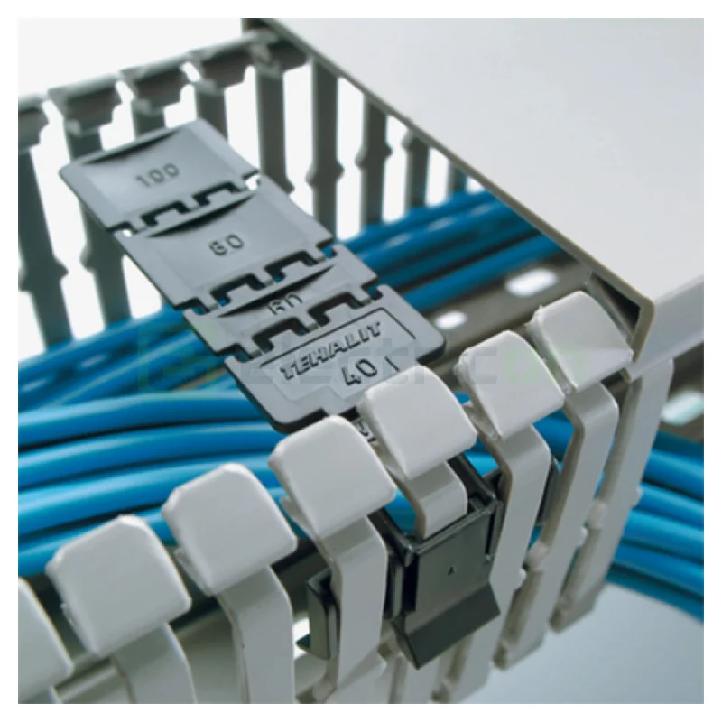 Clema din polistiren pentru prindere cablu, accesoriu pentru canal , 40 mm, Hager, BA7CLIP [1]