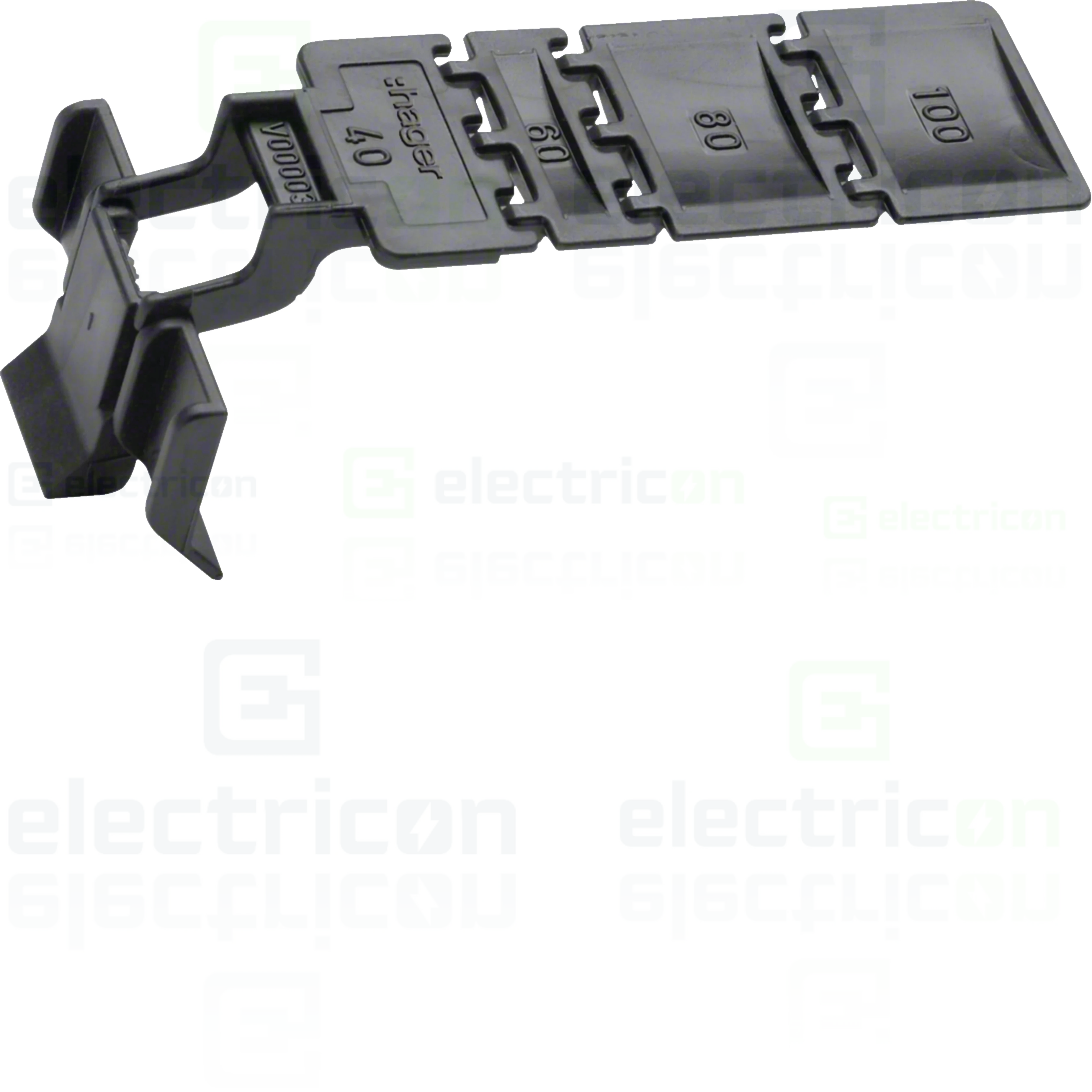 Canal Cablu - Clema din polistiren pentru prindere cablu, accesoriu pentru canal , 40 mm, Hager, BA7CLIP