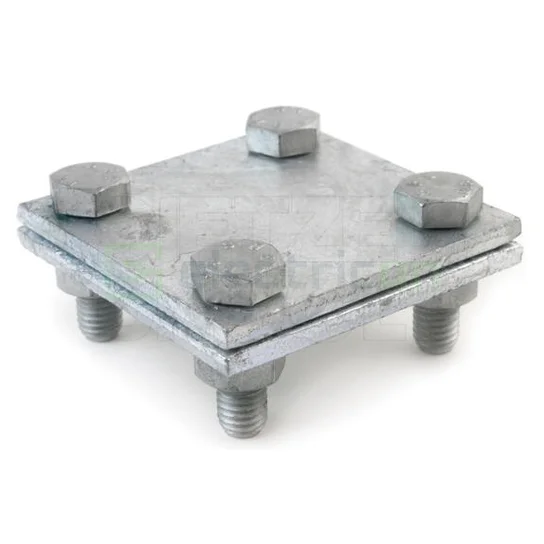 Elemente și accesorii împământare - Clemă Cruce Platbandă 40x4mm Dietzel Univolt 006250