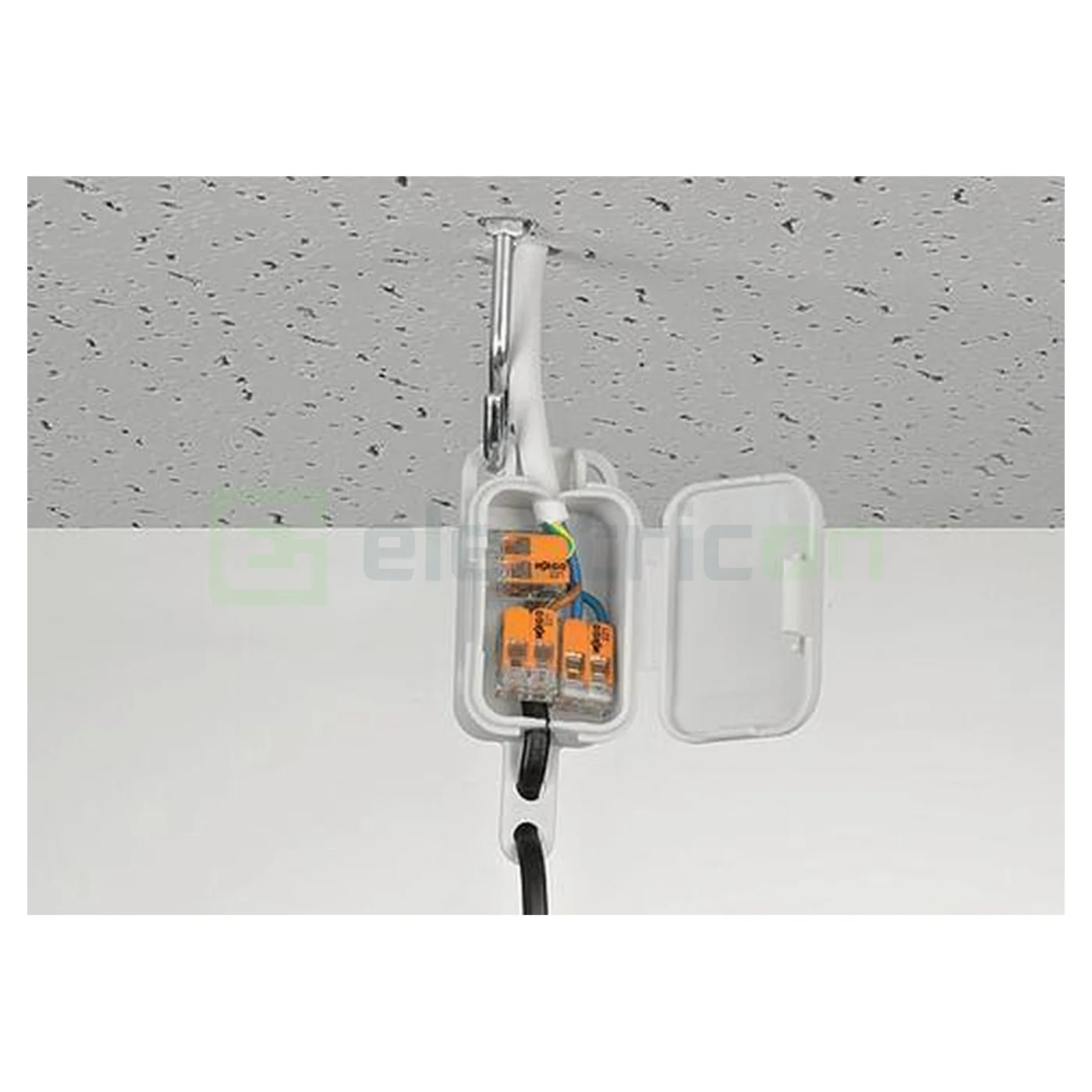 Clemă legătură doza pentru cablu lițat, 2x5x4mm² (10 conductori, 5 per rând), 4 mm², Wago, 221-420 [13]