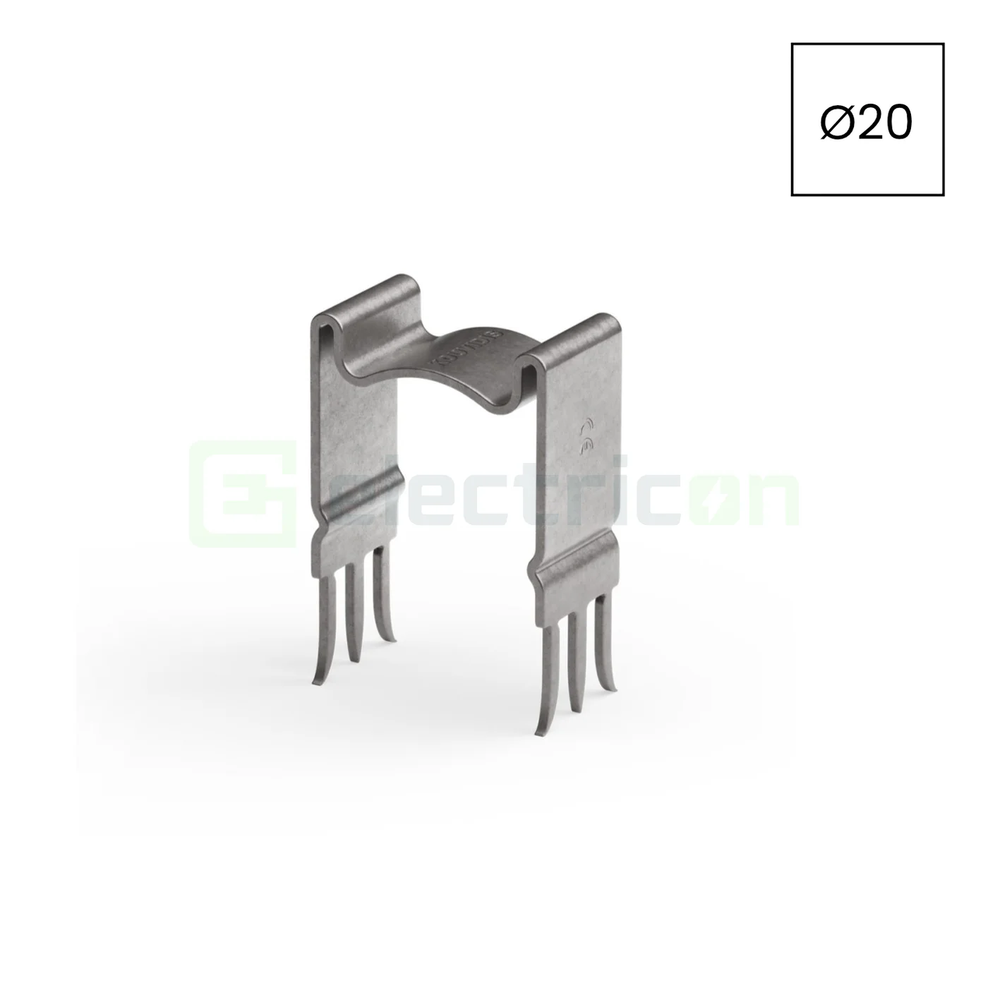 Clemă metalică montaj copex Kouvidis 20mm rigips pereți 6000025