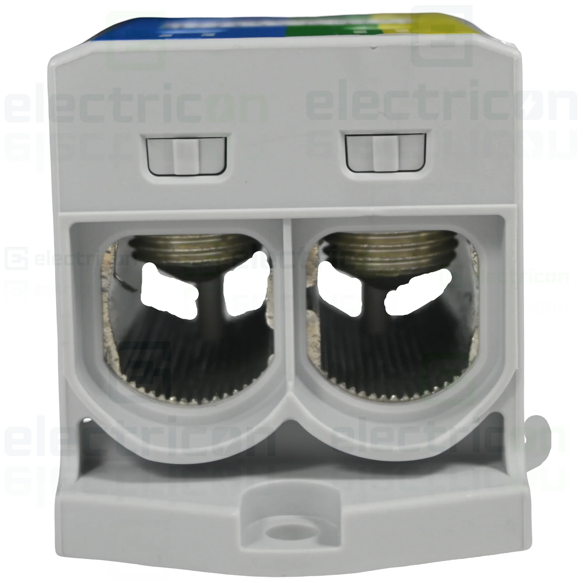 Clemă pe șină 2x150/2x150mm2 verde/galben/albastru OTL-PEN150 Morek MAA2150P10 [1]