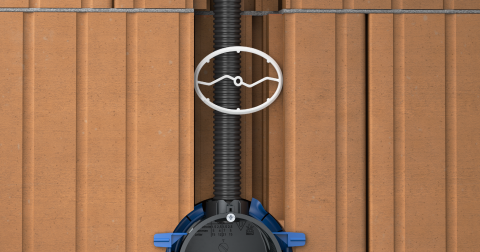 Clema pentru canal perete, Kaiser, 1159-95 [2]