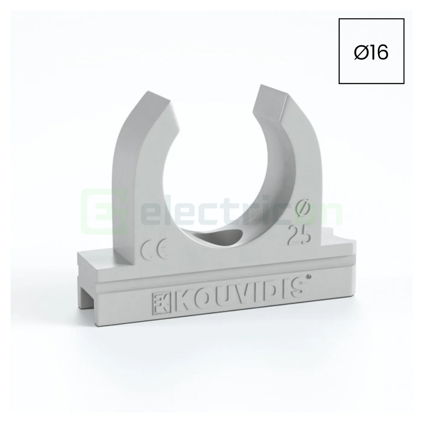 Cabluri, Canal cablu, Copex - Clemă montaj tub copex Kouvidis CONDUR ISR 16mm 4033016