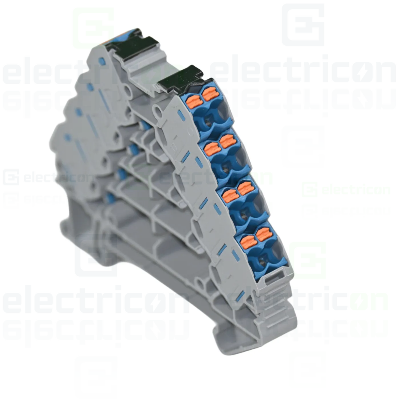 Cleme sir - Clemă șir cu 4 etaje, 16 conexiuni, 0,14 - 2,5 mm², albastru, PTRV 4-PV/BU, Phoenix Contact, 3270247