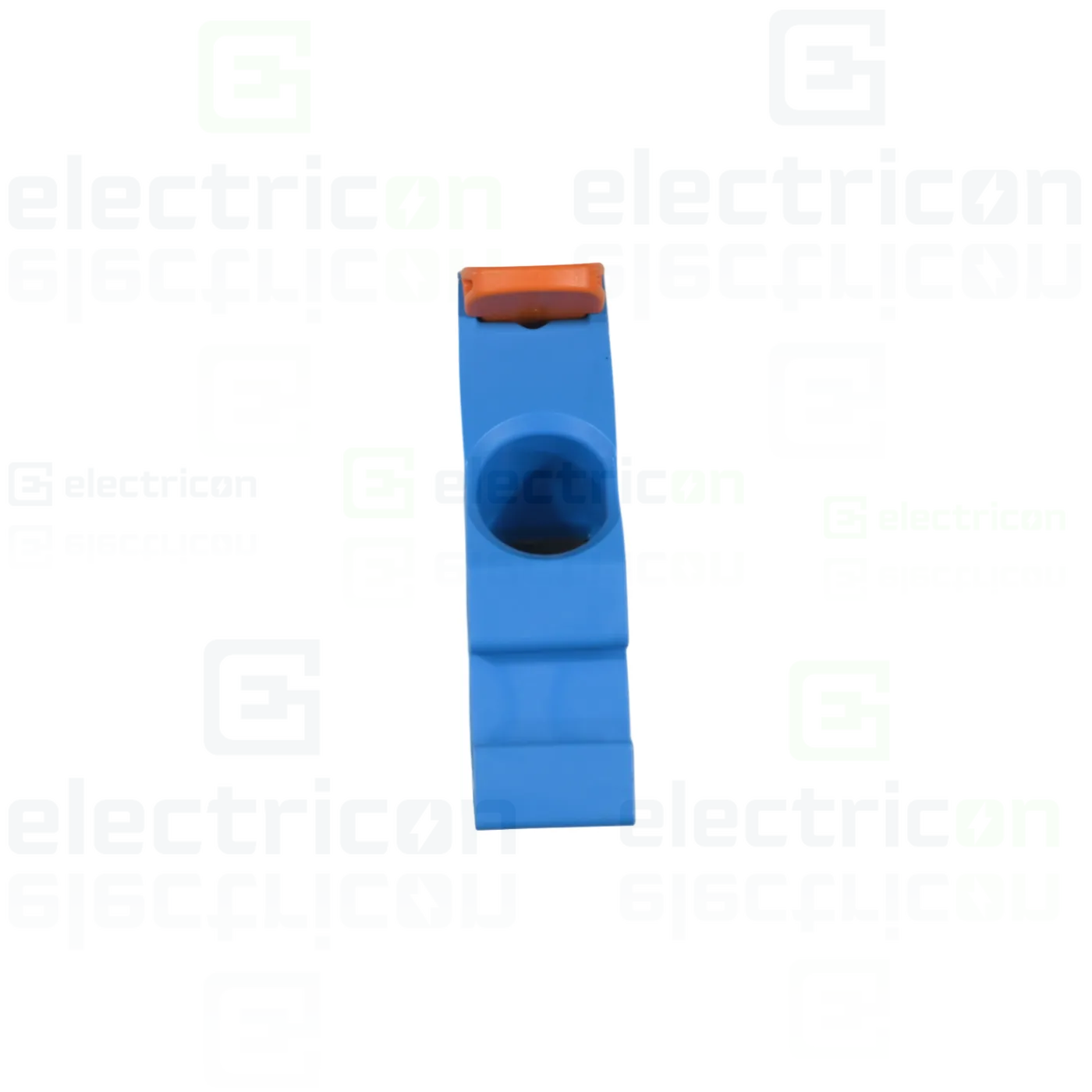 Clema șir, cu pârghie și buton, 2 conexiuni, 16 mm²,albastru, TopJobs Clamp, Wago, 2116-5204 [3]