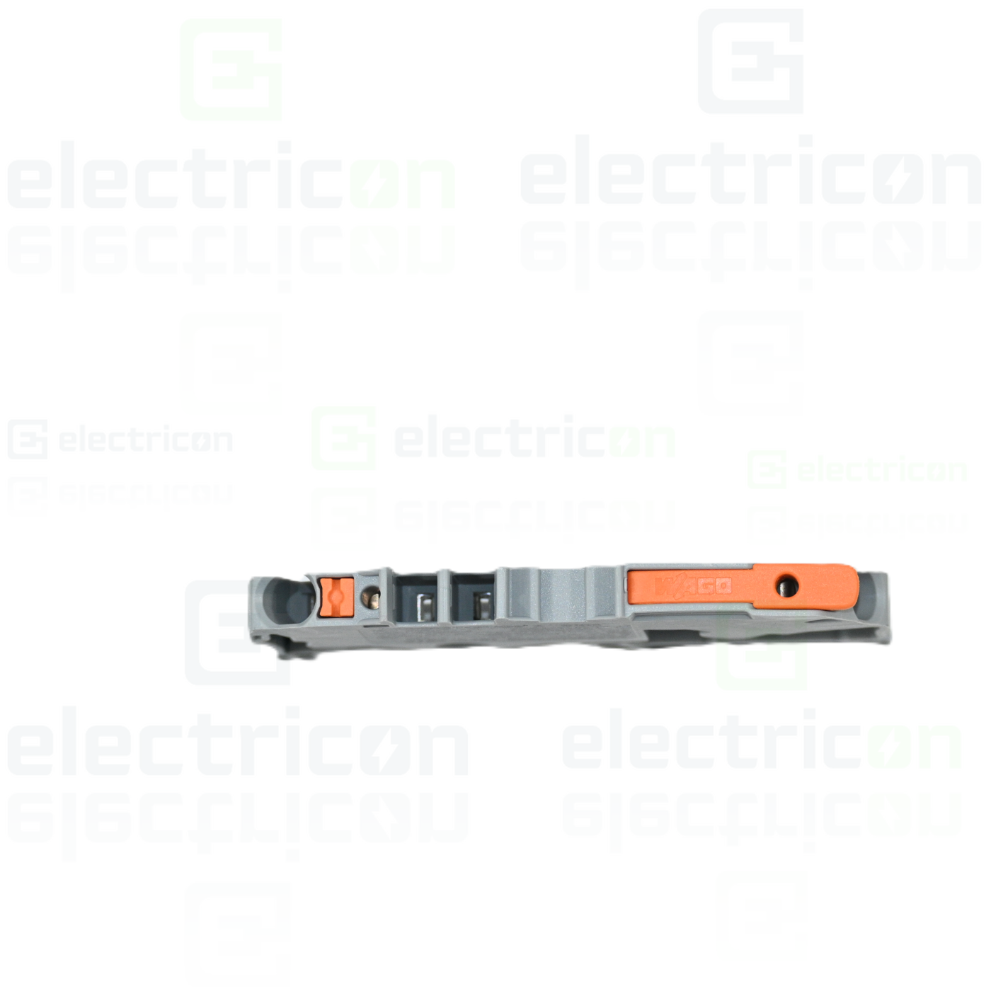 Clema șir, cu pârghie și buton, 2 conexiuni, 2,5 mm²,gri,ToopJobs Clamp, Wago, 2102-5201 [1]