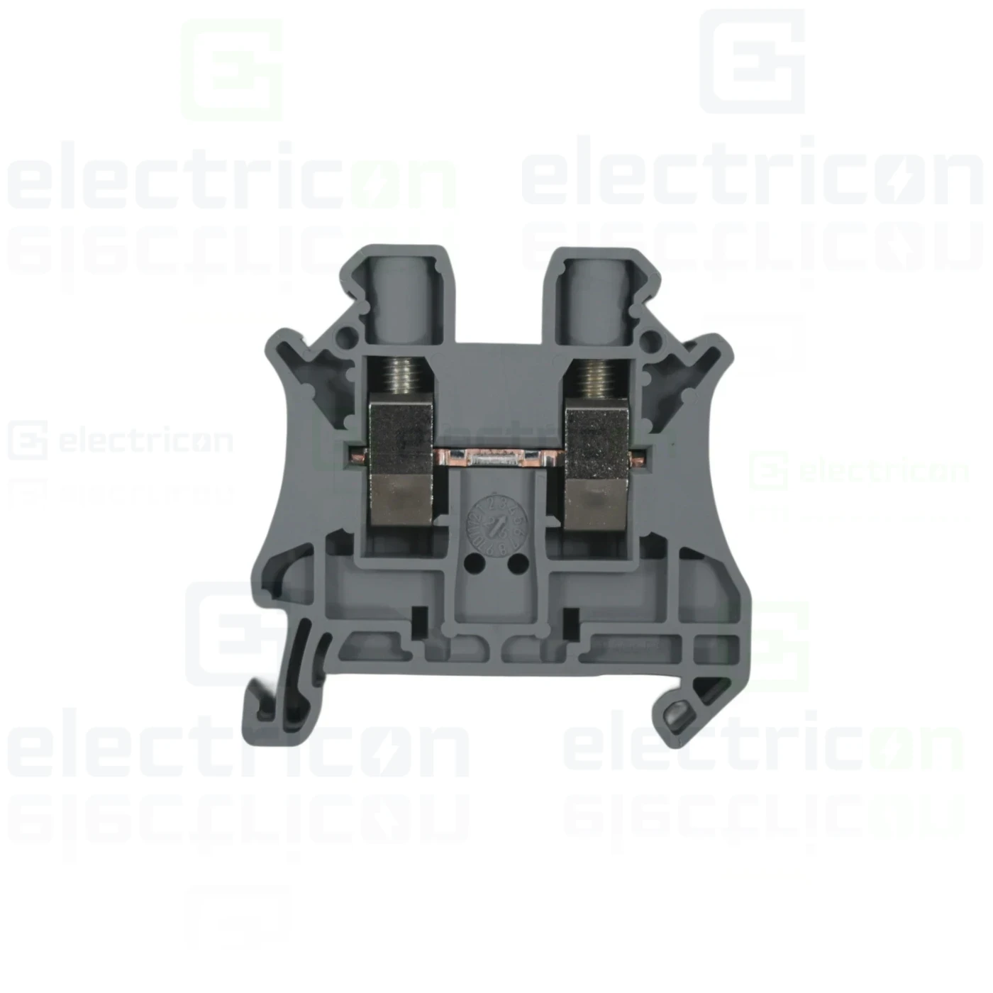 Clema șir cu șurub, 2PT, 2 conexiuni, 6 mm², gri, UT 6 , Phoenix Contact, 3044131 [1]