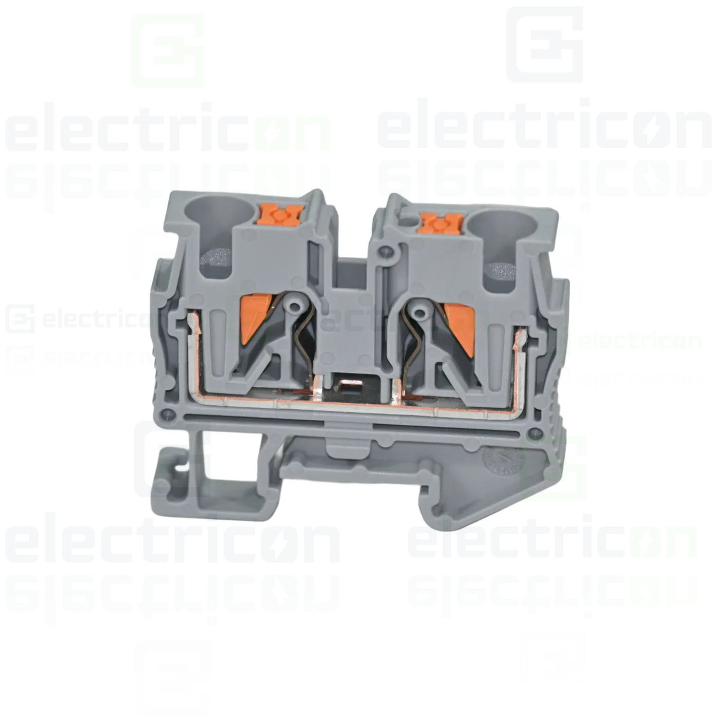 Clemă șir,de trecere,2 conexiuni, 4 mm². gri, MPT 4, Phoenix Contact, 3249000 [1]