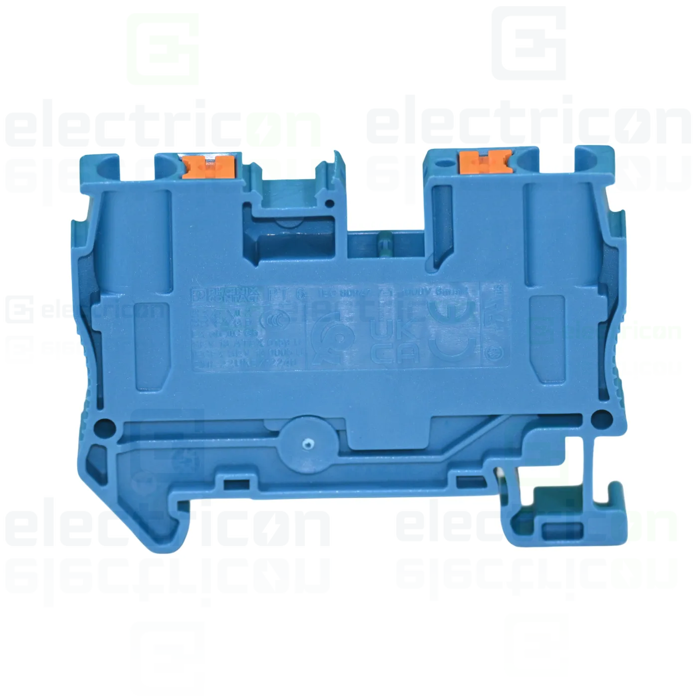 Clemă șir de trecere, 2 conexiuni, 6 mm², PT 6 BU, Phoenix Contact, 3211819