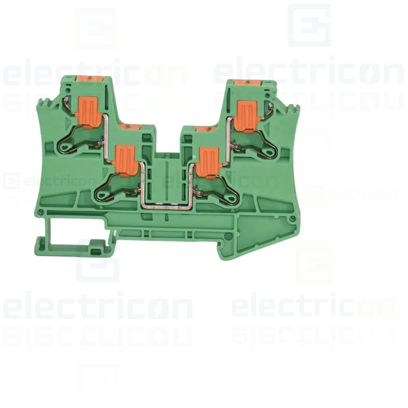 Clemă șir de trecere, 2 conexiuni, 6 mm², verde, PTV 6 GREEN, Phoenix Contact, 1291930 [4]