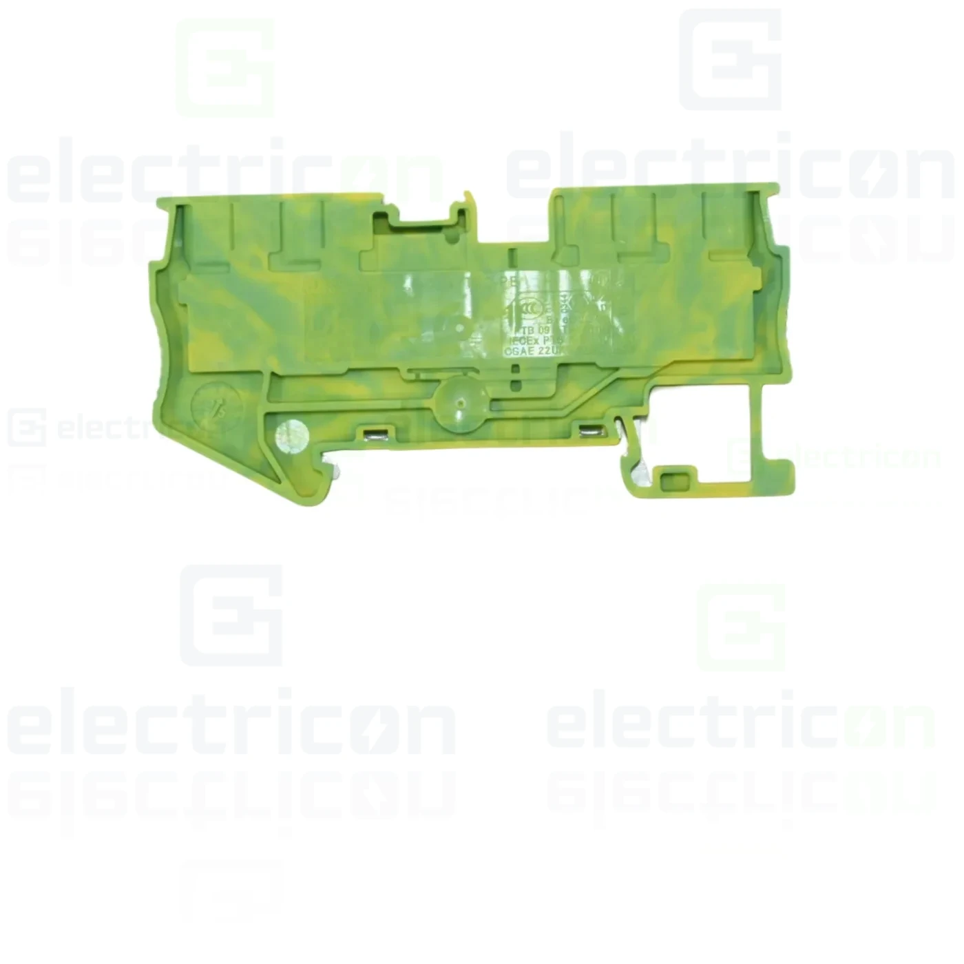 Clema sir, de trecere, 4 conexiuni,  2.5mm², verde-galben, Phoenix Contact, 3209594 [1]