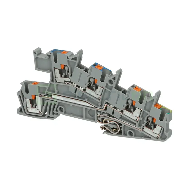 Clemă șir PTI 2.5-PE/L/N gri Phoenix Contact 5 conexiuni 4mm² distribuție