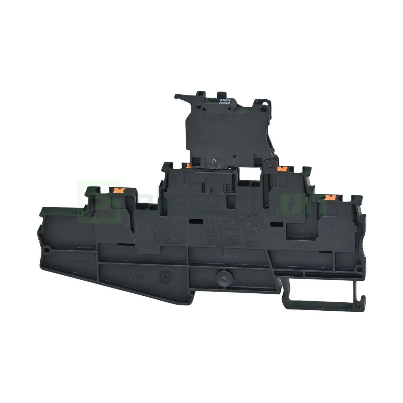 Clemă suport pentru siguranțe 5x20, 500V/28A, clemă șir cu 3 etaje și 4 conexiuni, cu LED indicator, PT 4-L/HESILED (5x20), negru, Phoenix Contact,3002612 [2]