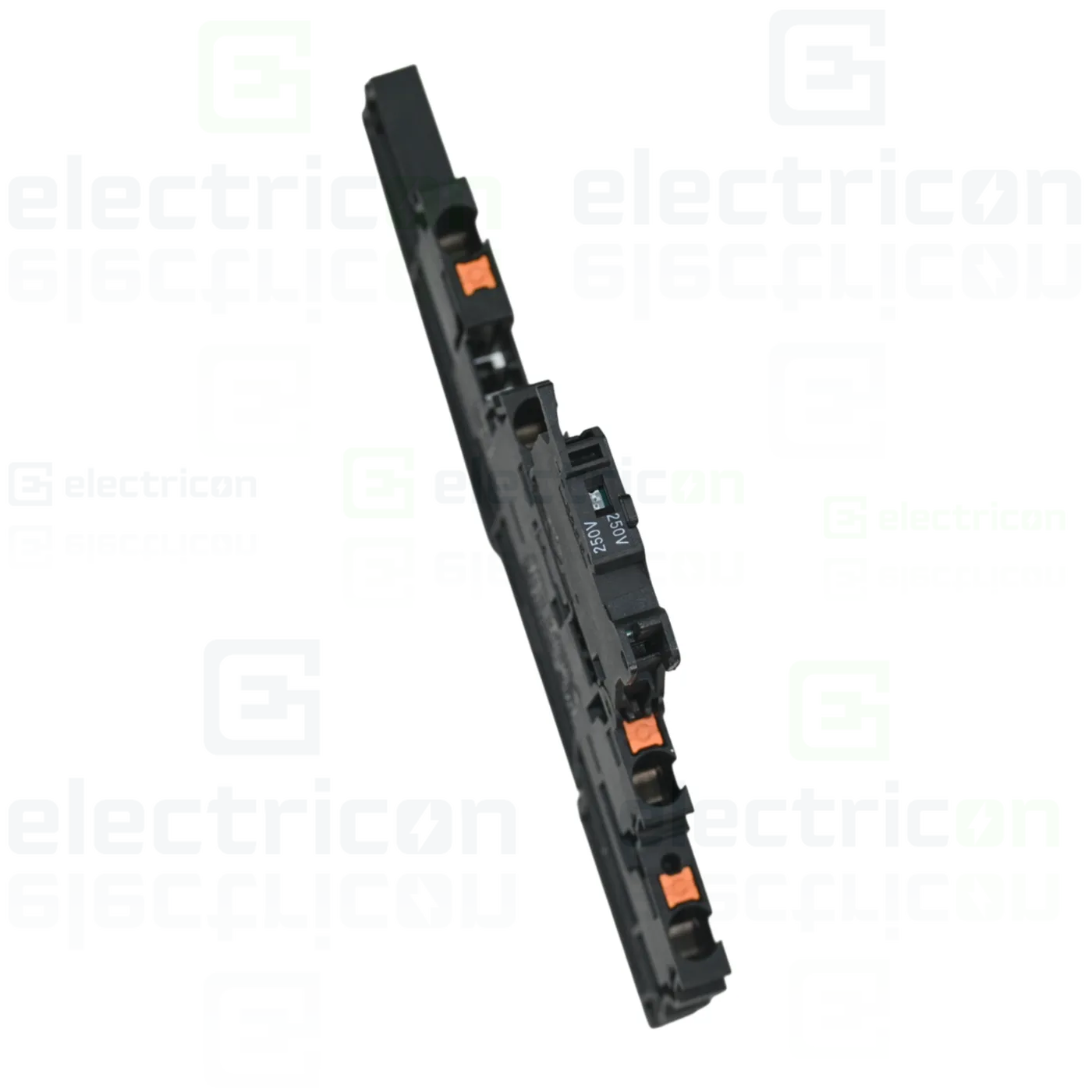 Clemă suport pentru siguranțe 5x20, 500V/28A, clemă șir cu 3 etaje și 4 conexiuni, cu LED indicator, PT 4-L/HESILED (5x20), negru, Phoenix Contact,3002612 [3]