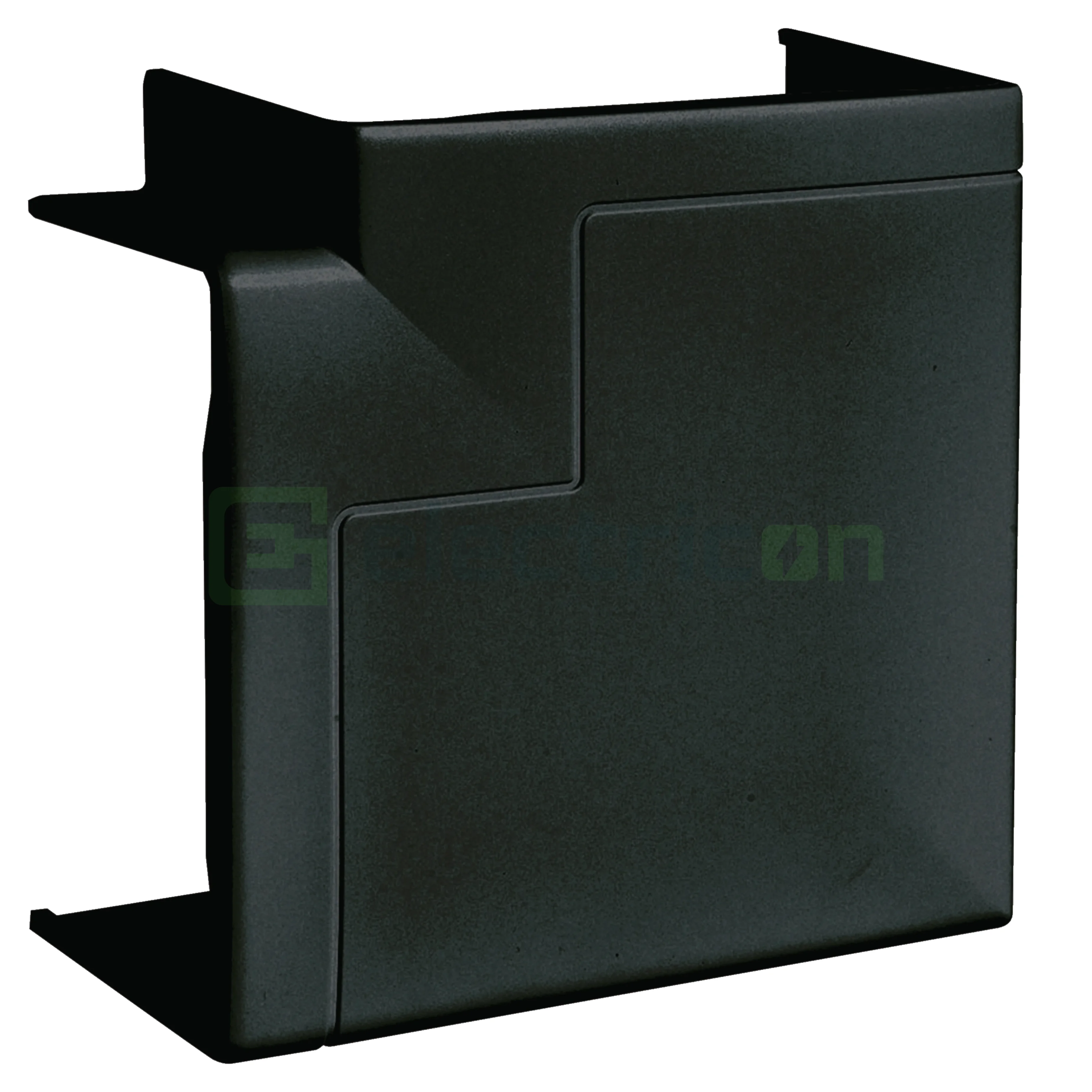 Canal Cablu - Colț plan, Tehalit, GBD50085, PVC, 50x85, RAL9011, Hager, GBD5008559011