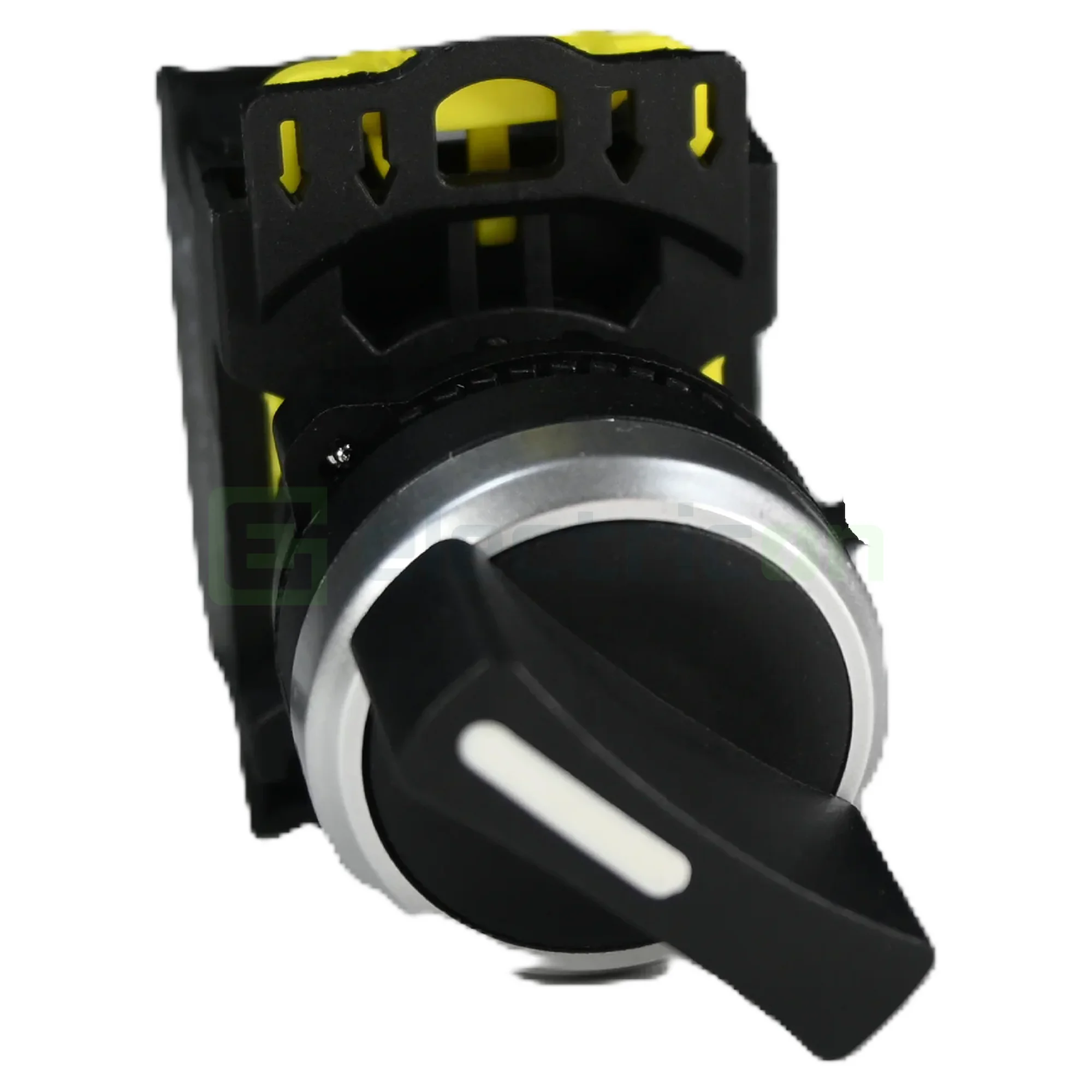 Comutator 2 poziții, cu braț, 1×NO+1×NC, 5A/230V AC-15, IP65, Tracon Electric, NYK3-S21BK [1]