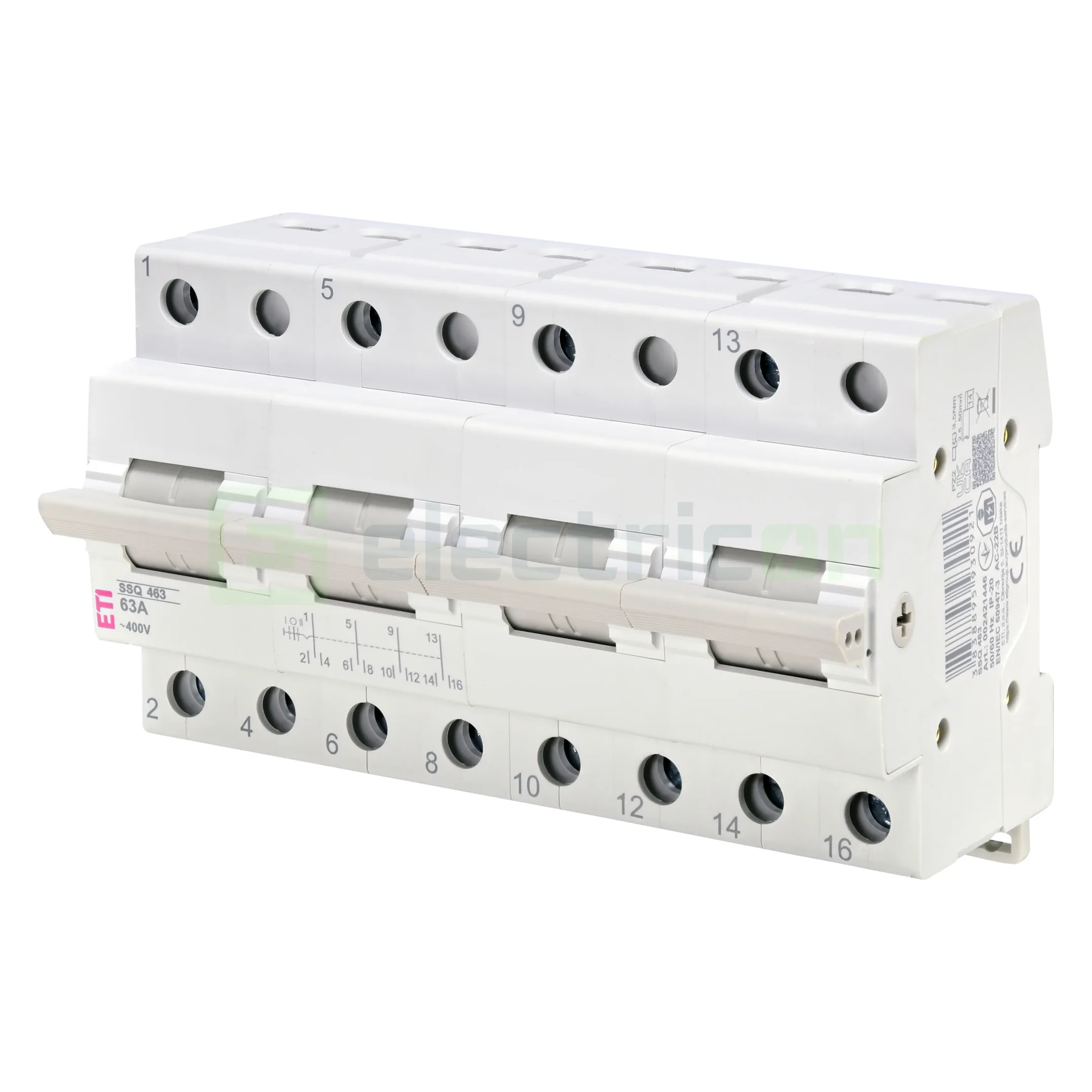 Separatori & comutatori - Comutator cu 3 poziții SSQ 463, ETI, 002421446