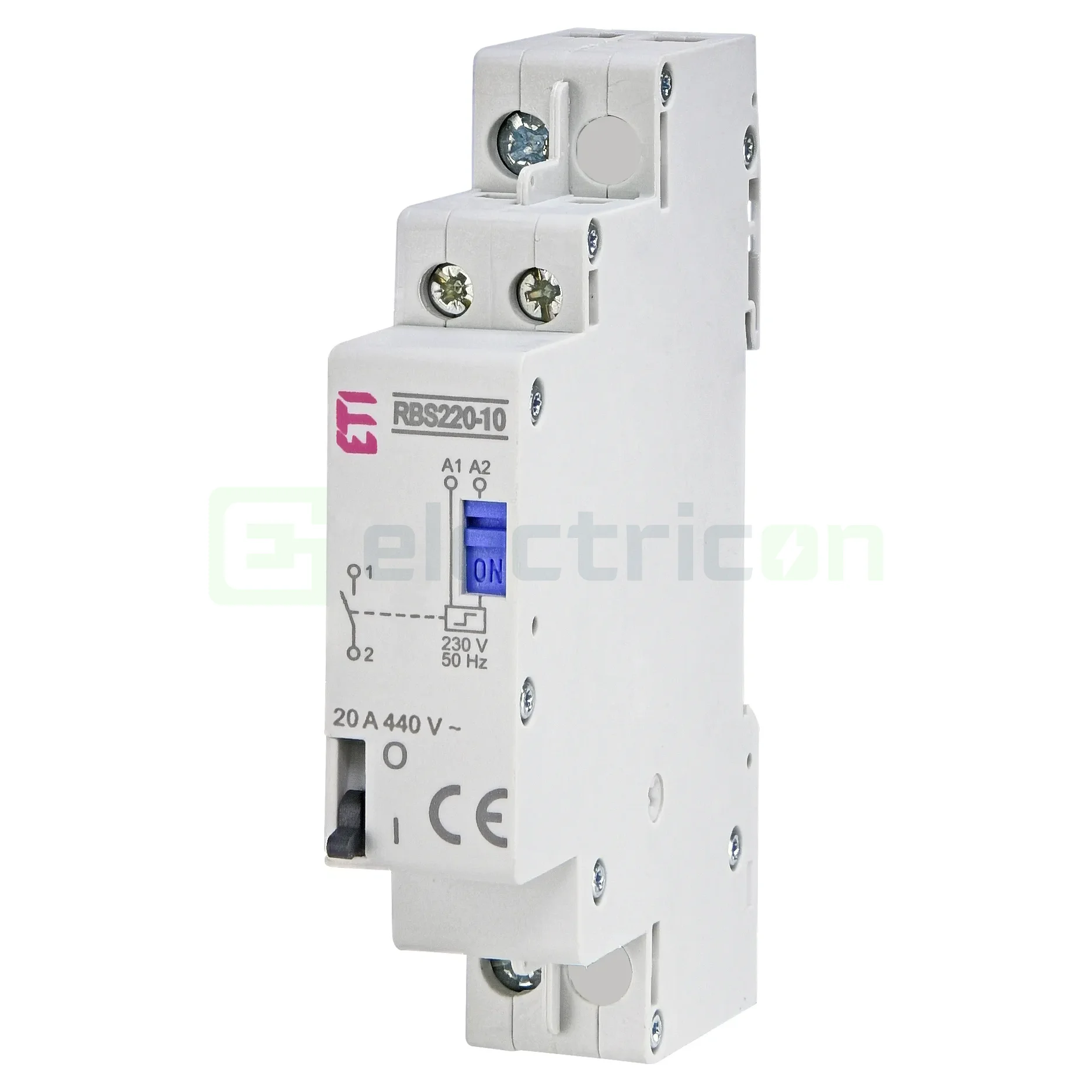 Relee bistabile - Comutator modular bistabil, 230VAC, 4P, 3M, 40A, 4ND, R40, ETI, 002463410