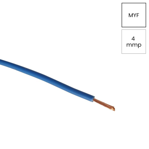 Conductor H07V-K 1x4mm² albastru Helukabel
