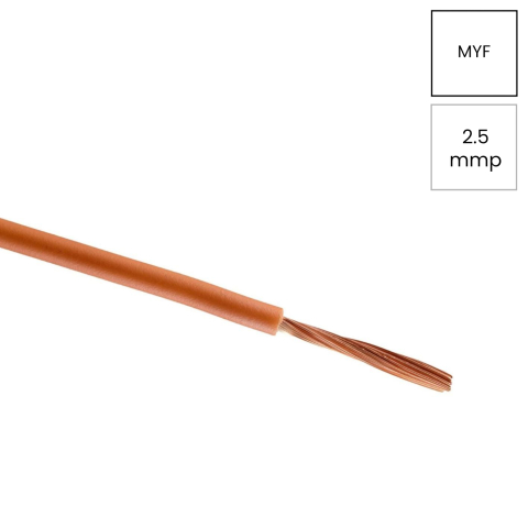 Conductori electrici - Conductor flexibil MYF 2.5mm² maro