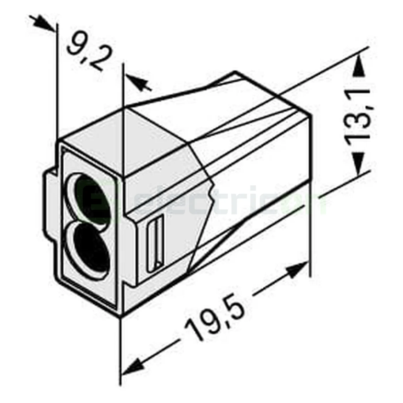 Conector, clemă rapidă, PUSH WIRE, 2 conexiuni, Wago, 773-602 [1]