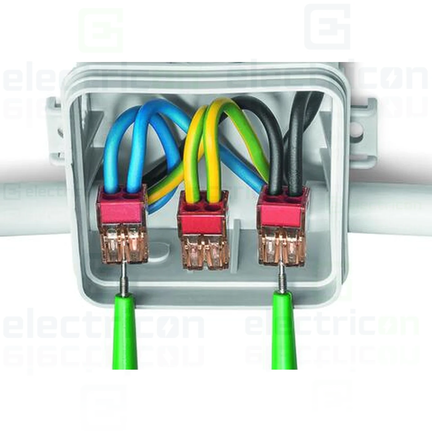 Conector, clemă rapidă, PUSH WIRE,  4 conexiuni, Wago, 773-604 [1]