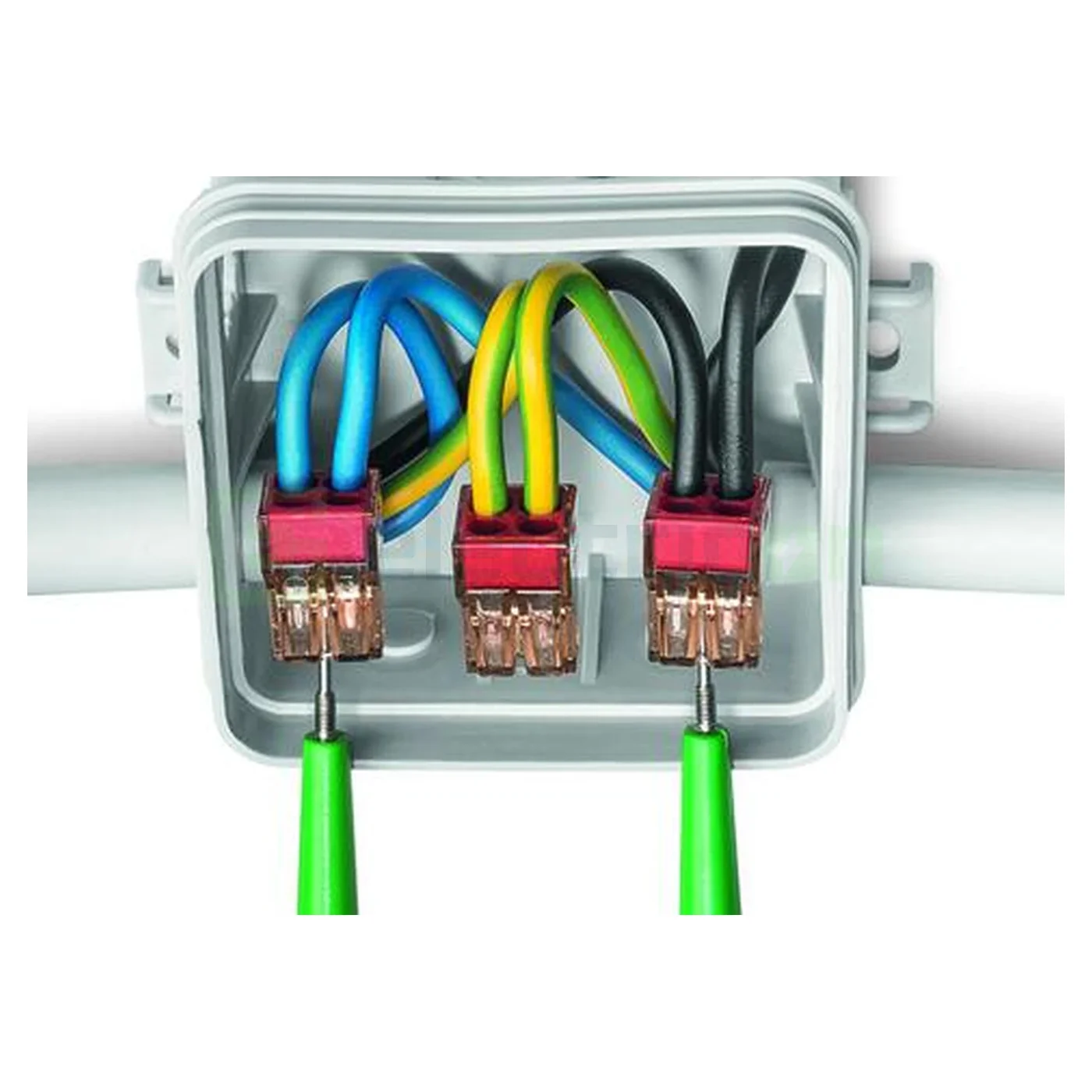 Conector, clemă rapidă, PUSH WIRE,  4 conexiuni, Wago, 773-604 [5]