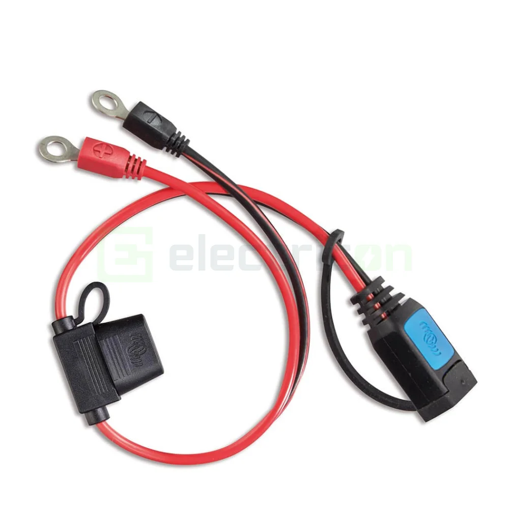 Sisteme Fotovoltaice - Conector papuc inelat M6 cu siguranta fuzibila Victron Energy M6 eyelet connector with 30A ATO fuse