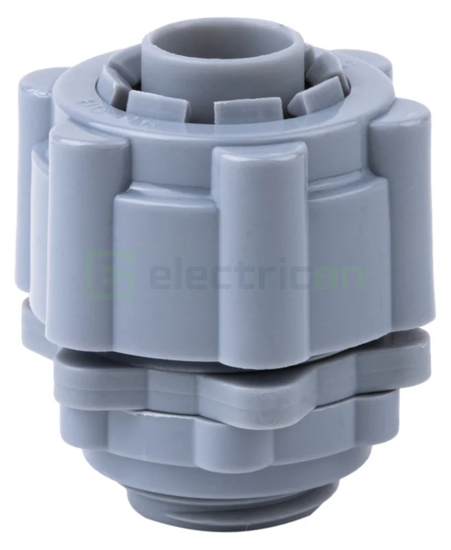Accesorii copex - Conector Tracon GCS-16 pentru tub flexibil M16, IP55, poliamidă gri