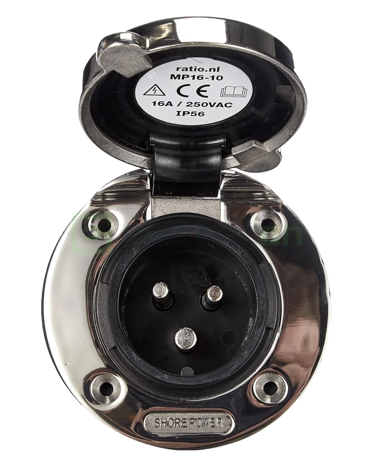 Conexiune din otel inoxidabil 32A Victron Energy Power Inlet Stainless Steel 32A [4]