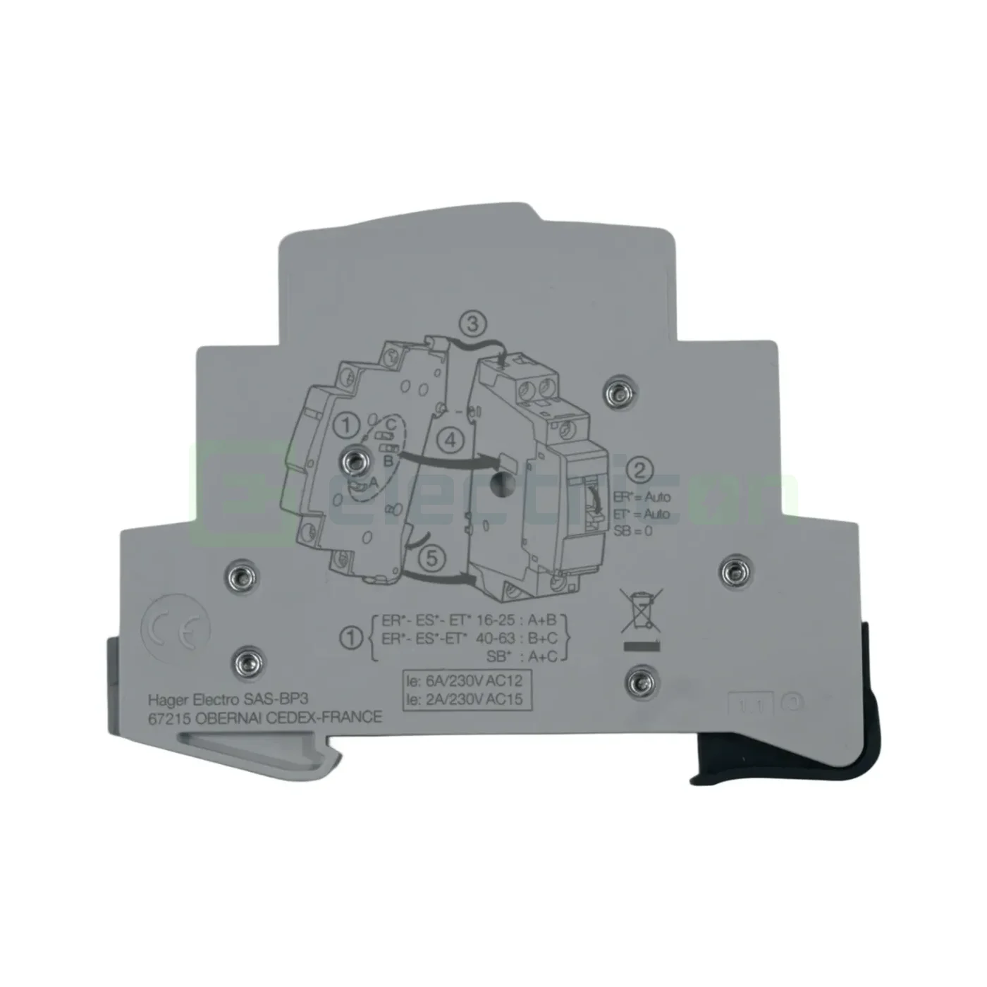 Contact auxiliar ESC080 - montaj lateral [3]