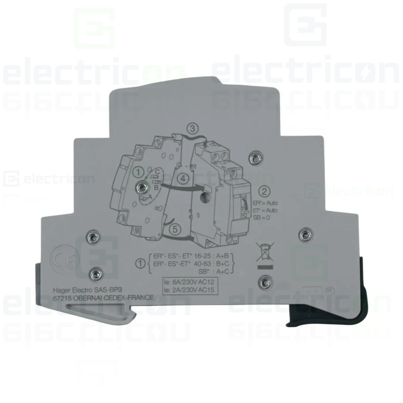 Contact auxiliar ESC080 - montaj lateral [3]