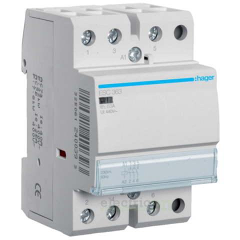 Contactori - Contactor, 63A, 3ND, 230V