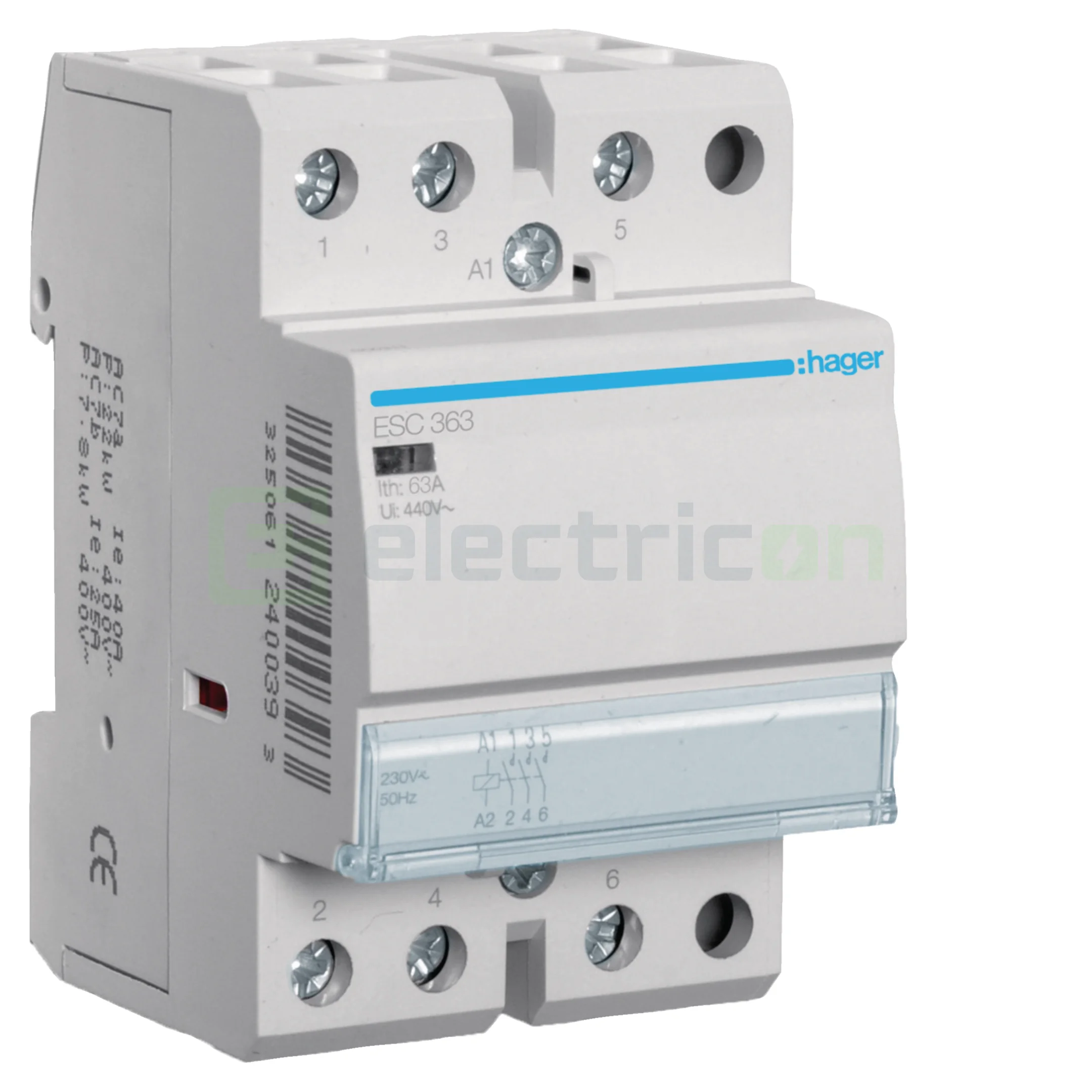 Contactori - Contactor, 63A, 3ND, 230V