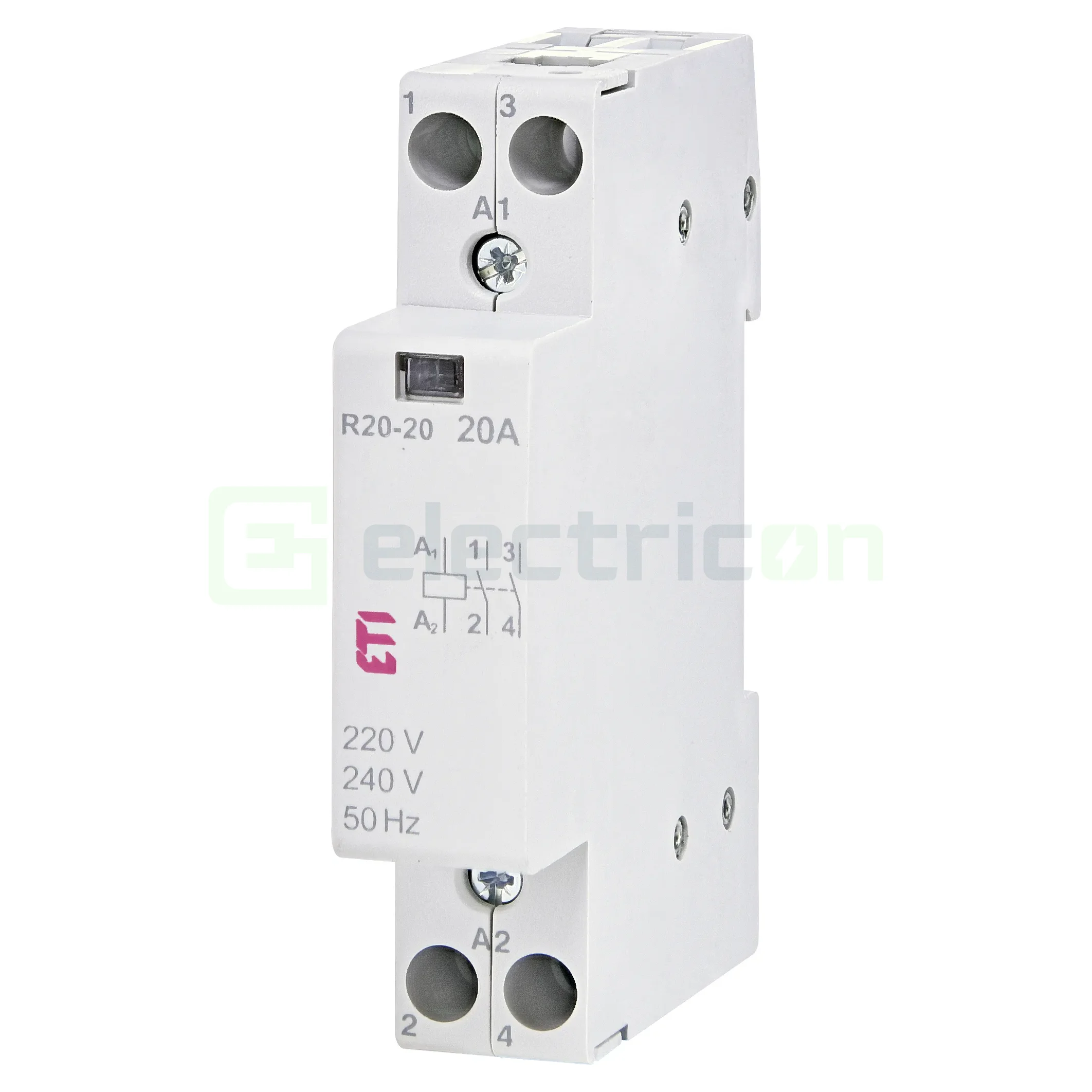 Contactori - Contactor modular 2P, 1-module, 20A