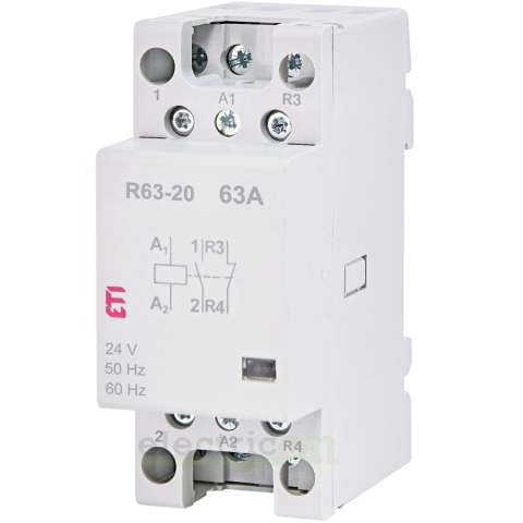 Contactori - Contactor modular 2P, 2 module, 63A