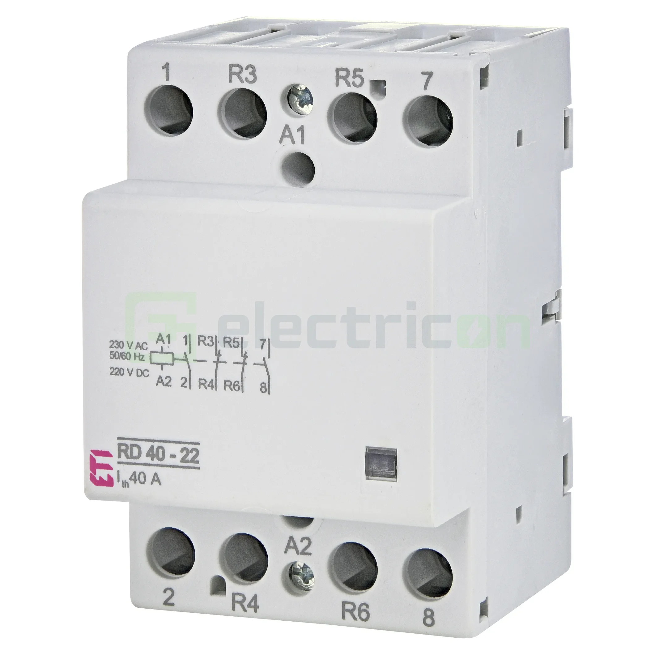 Contactori - Contactor modular 4P 3-module 40A, 2NO, 2NC
