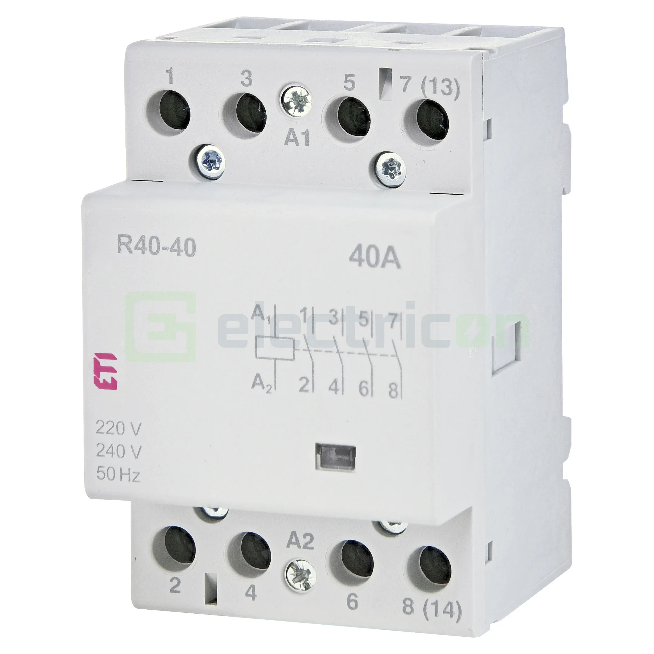 Contactori - Contactor modular 4P, 3 module, 40A