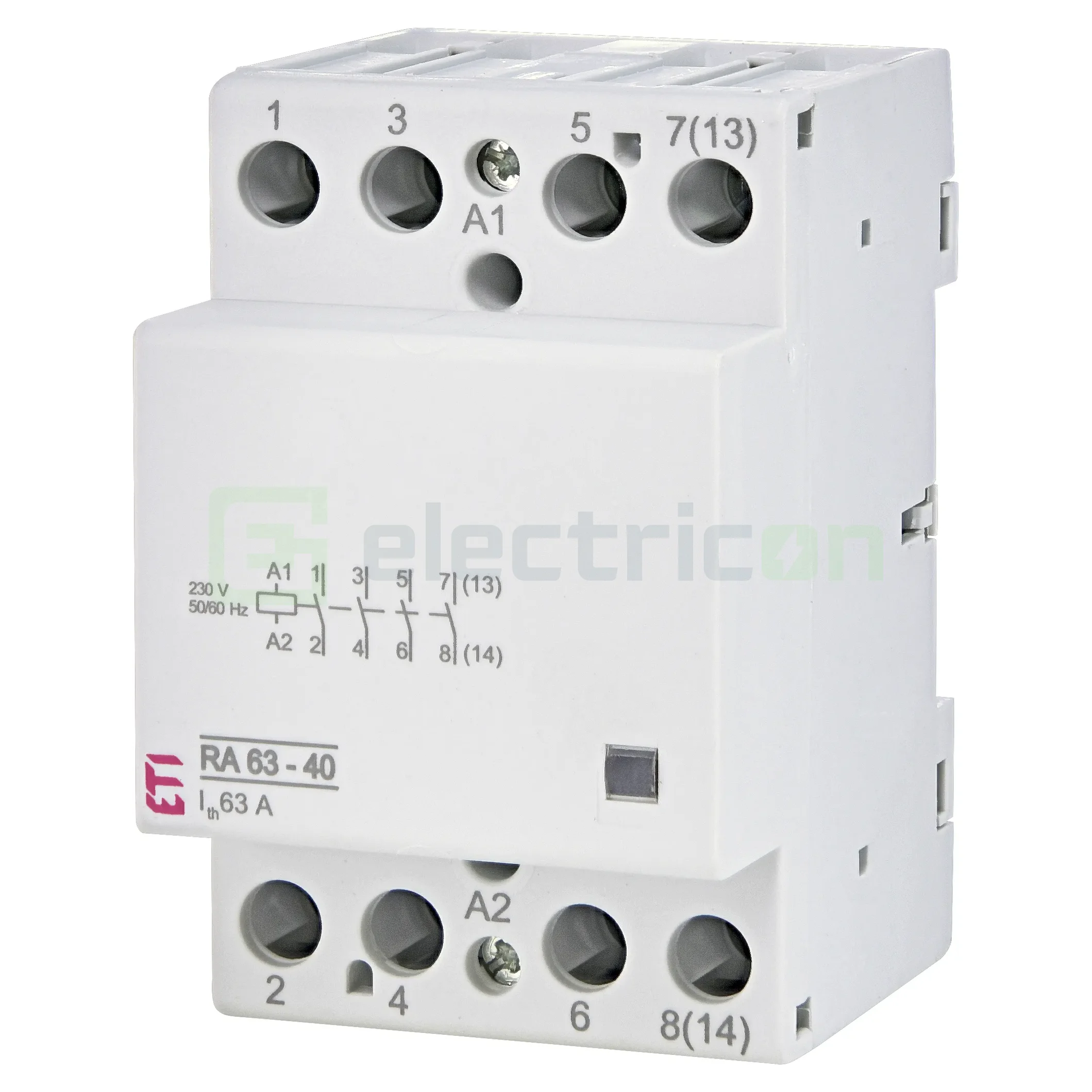 Contactori - Contactor modular 4P, 3 module 63A