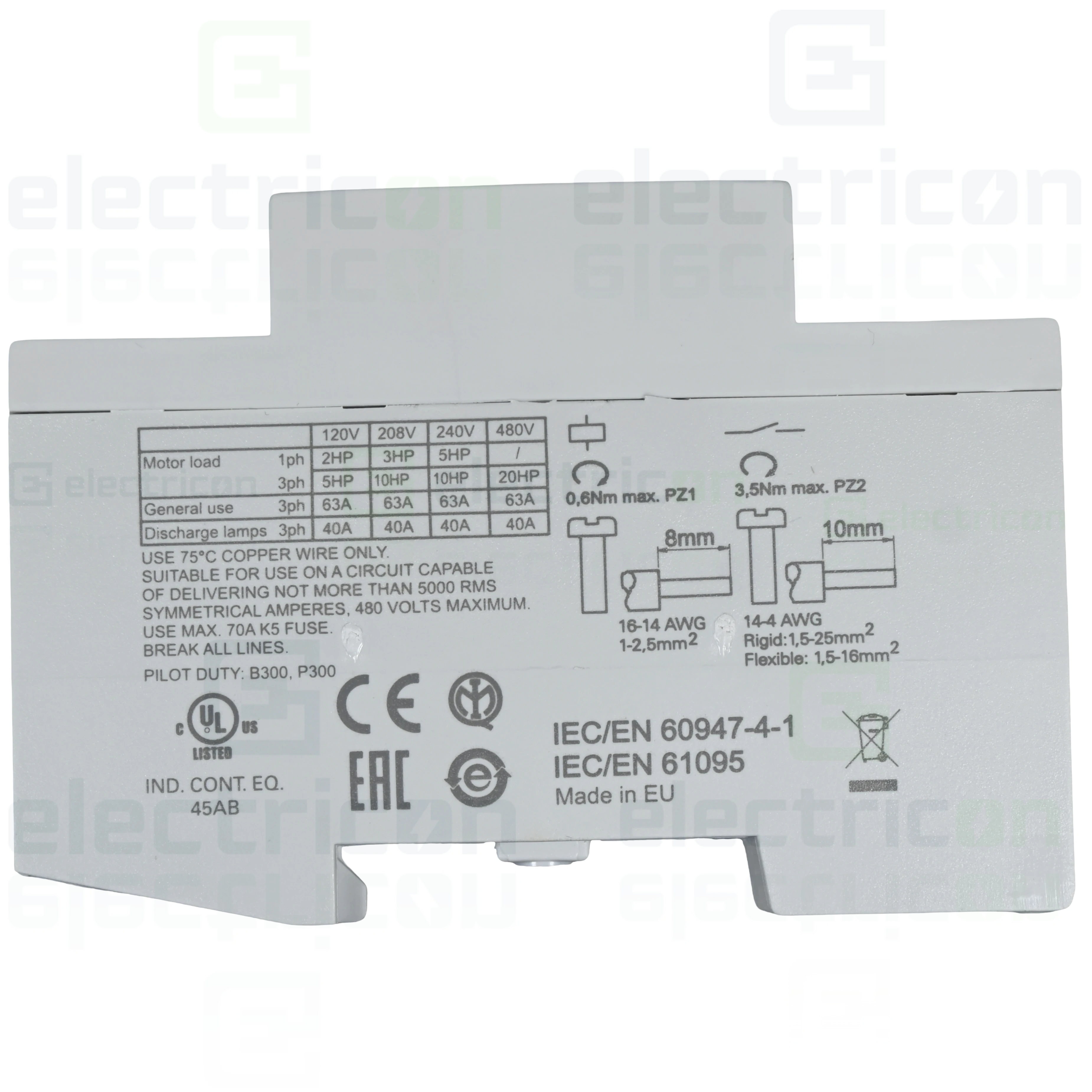Contactor modular, 4P, 3module, 63A, 4NO, Finder, 22.64.0.230.4310 [1]