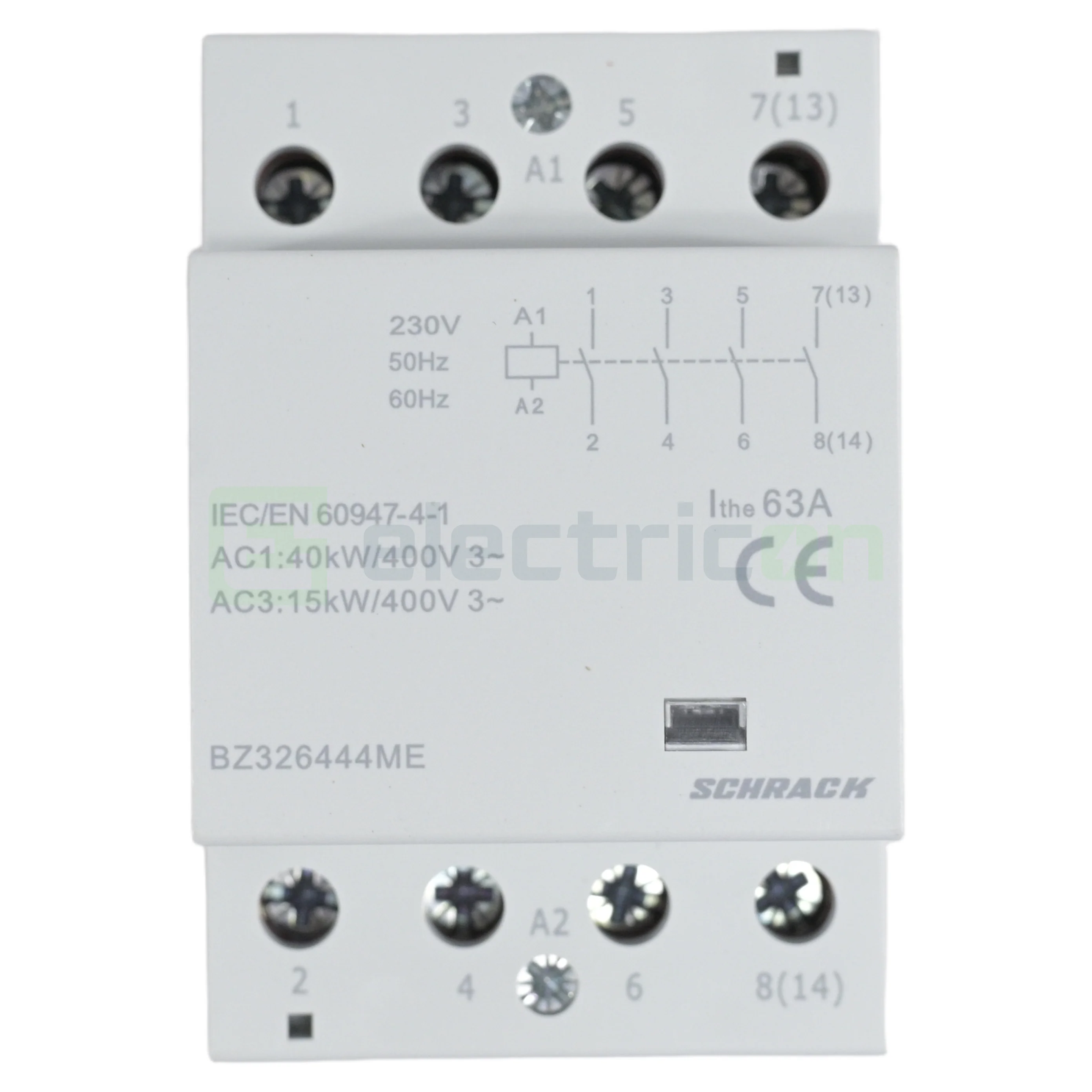Contactori - Contactor modular 63A 4NO 230V Schrack Amparo BZ326444ME putere ridicata