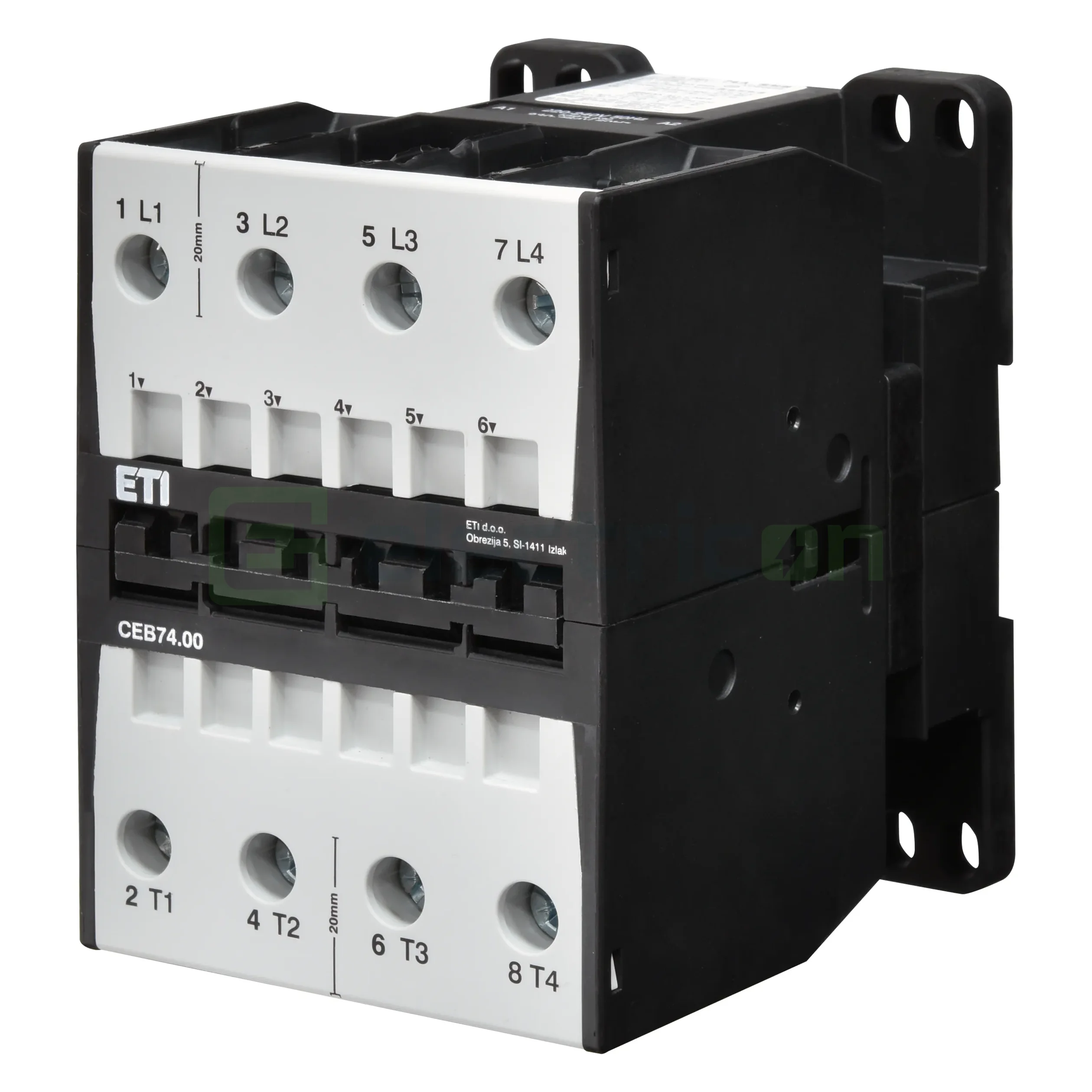 Contactori - Contactor Motor, 4P, 130A, CEB74.00-230V-50/60HZ, ETI, 002462009