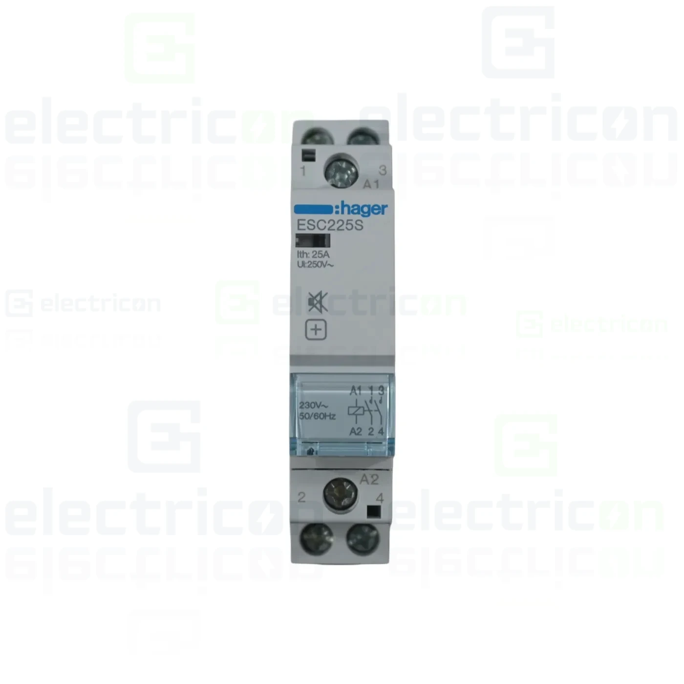 Contactori - Contactor silentios modular 25A, 2ND, 230V, Hager, ESC225S