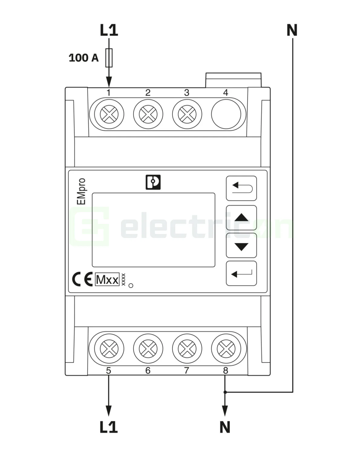 Contor energie trifazat 100A Modbus TCP EEM-XM377 Phoenix Contact 1674501 [3]