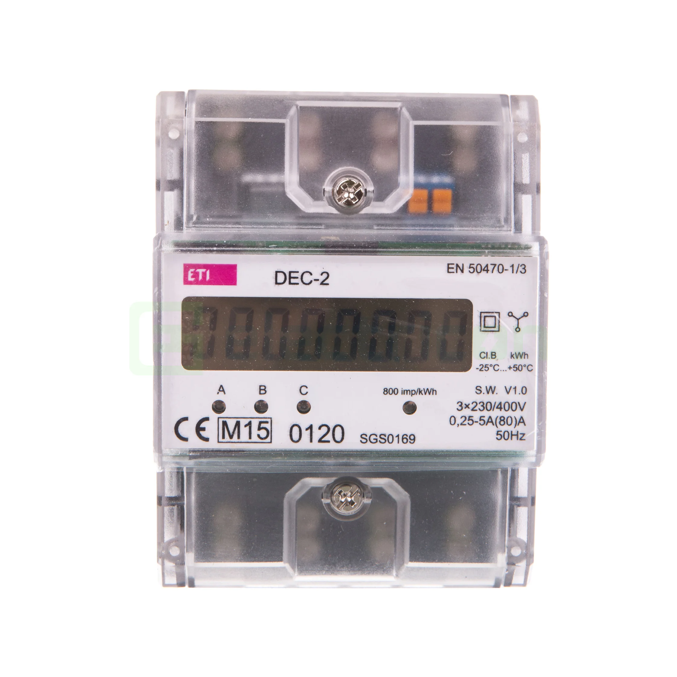 Contoare - Contor (contoar) energie trifazat digital DEC-2, ETI, 004804051