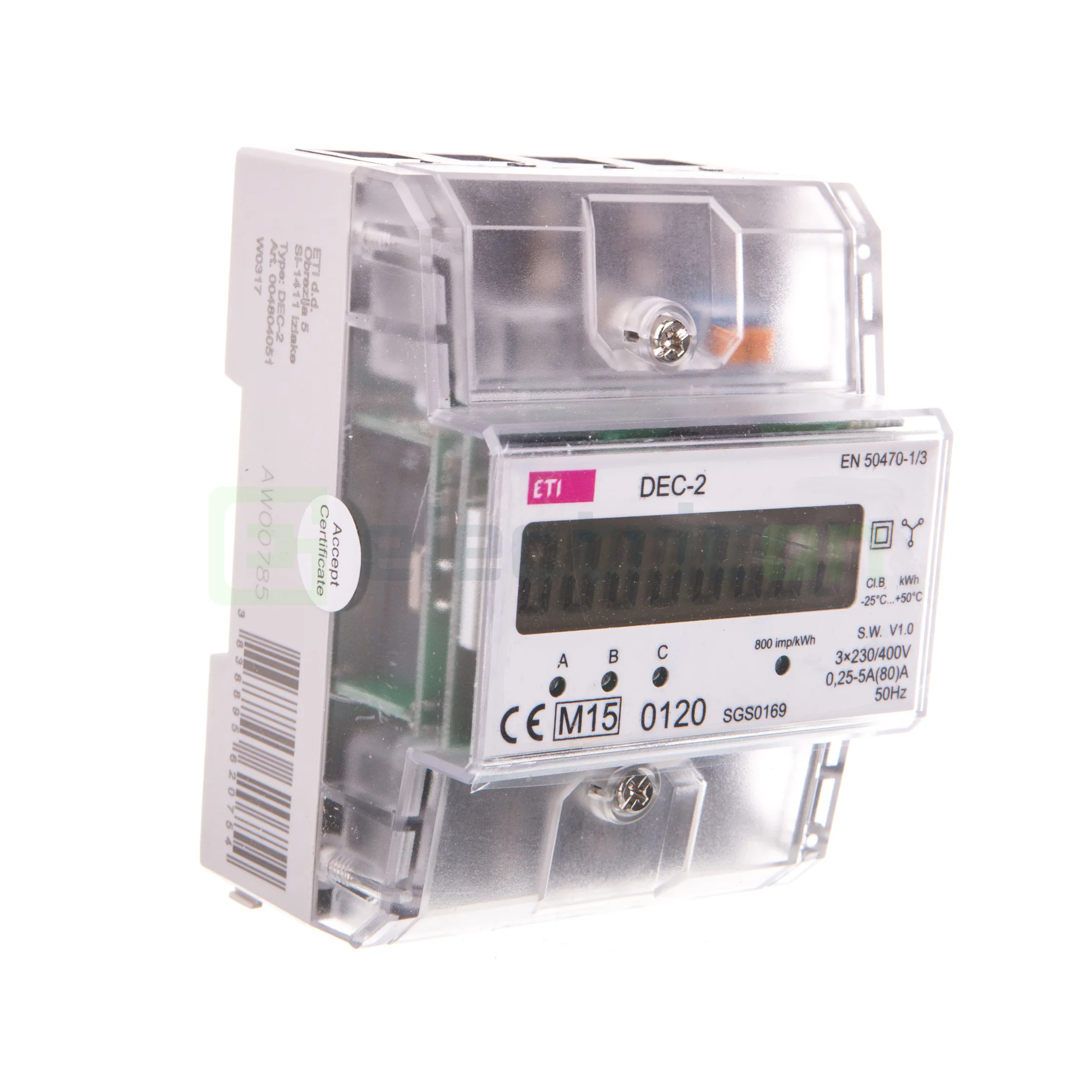 Contor (contoar) energie trifazat digital DEC-2, ETI, 004804051 [1]