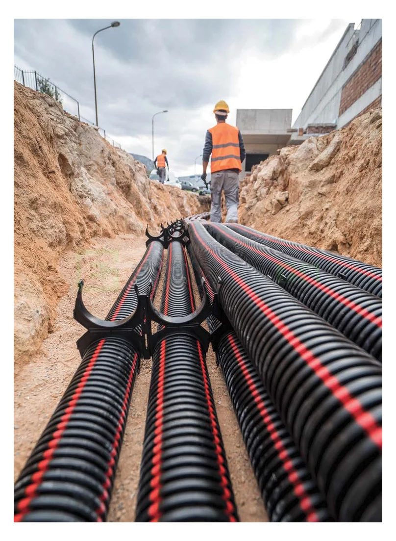 Copex tub flexibil Geonflex ISR 50mm cu sondă 50m protecție electromagnetică 2043050 [4]